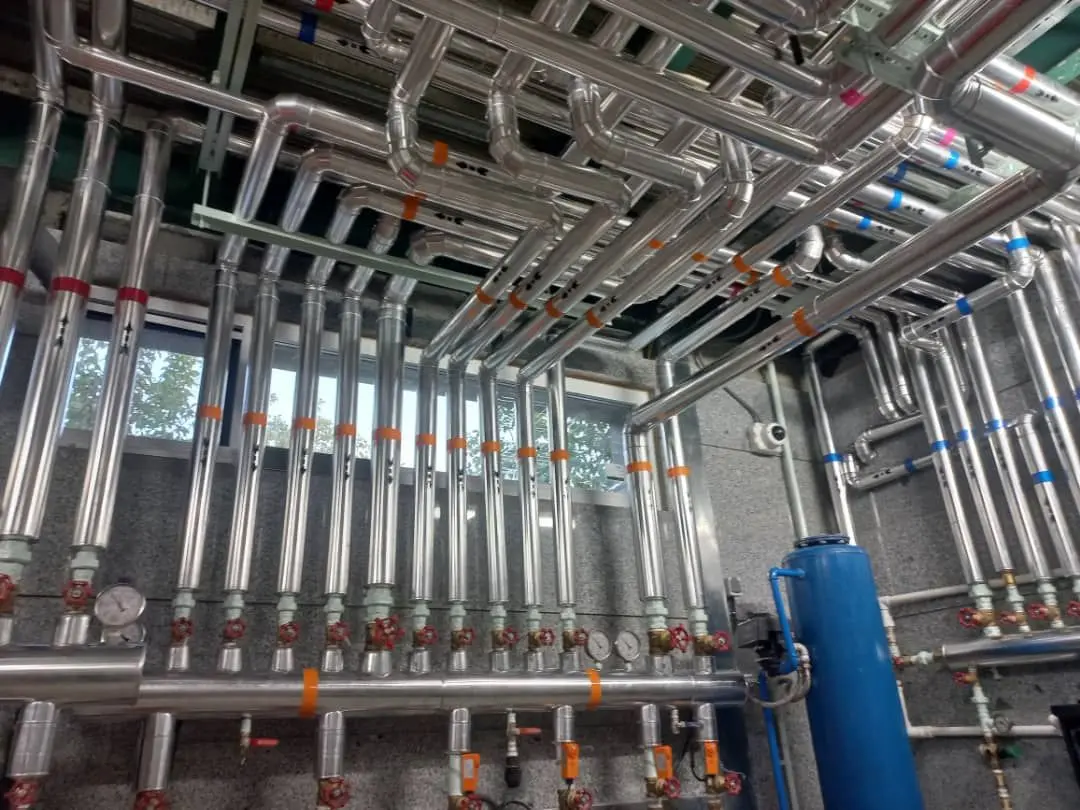 عایق‌کاری موتورخانه، چیلر، لوله، کانال، هواساز و منابع